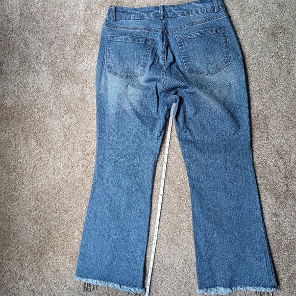 Labijou Rhinestone  jean capris - Picture 3 of 8